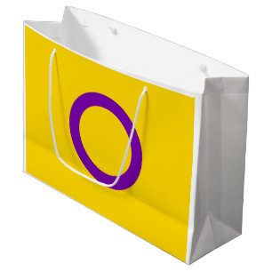 Intersex Pride Flag Large Gift Bag