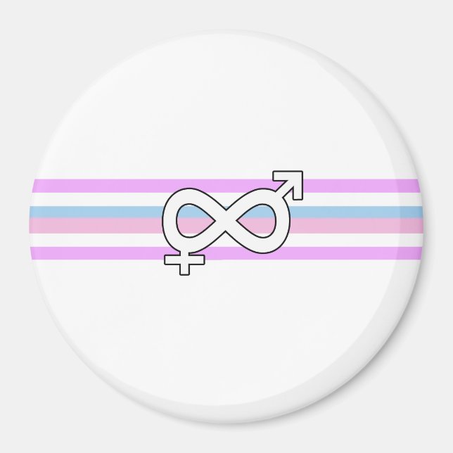 Intersex Pride Flag Magnet (Front)