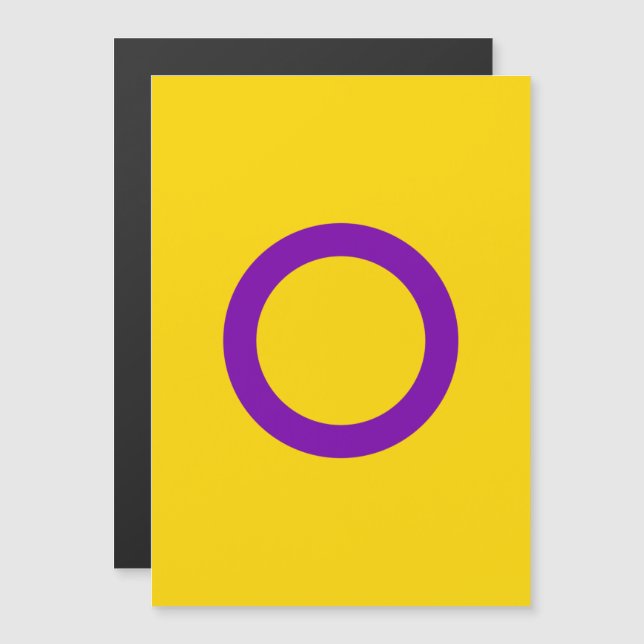 Intersex Pride Flag Magnetic Invitation (Front/Back)
