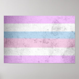 Intersex Pride Flag Poster