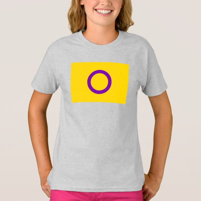 Intersex Pride Flag T-Shirt (Front)