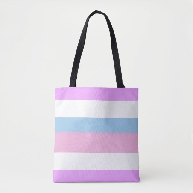 Intersex Pride Flag Tote Bag (Front)