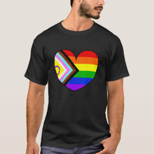 Intersex Progress Pride Flag Inclusive Rainbow Lgb T-Shirt