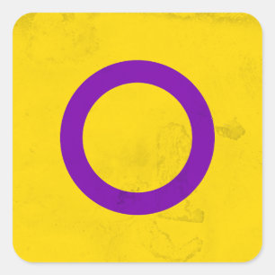 Intersex Square Sticker