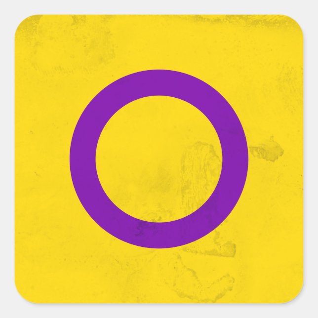 Intersex Square Sticker (Front)