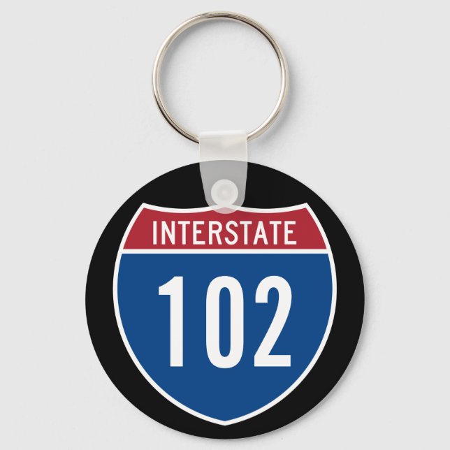 Interstate 102 key ring (Front)