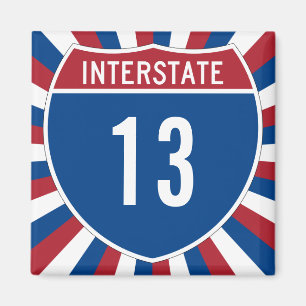 Interstate 13 magnet