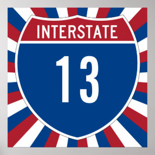 Interstate 13 poster