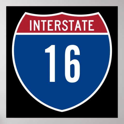 Interstate 16 | Zazzle