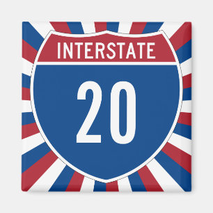 Interstate 20 magnet