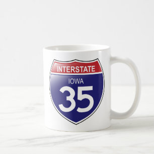 Interstate 35 in Iowa Mug