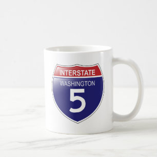 Interstate 5 in Washington Mug