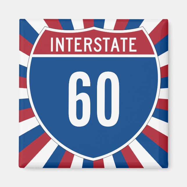 Interstate 60 magnet (Front)