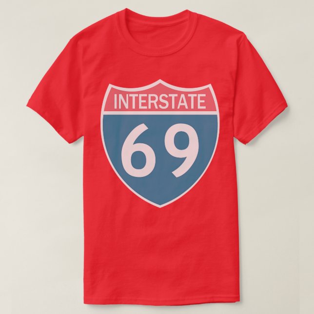 Interstate 69 T-Shirt (Design Front)