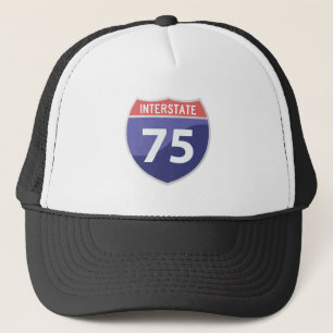 Interstate 75 (I-75) Highway Road Trip Trucker Hat