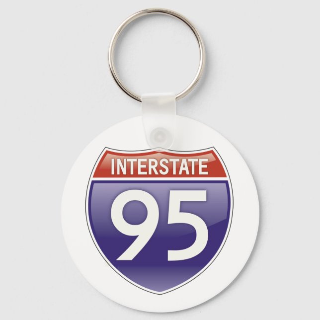 Interstate 95 | Best Gifts Key Ring (Front)