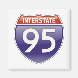 Interstate 95 magnet