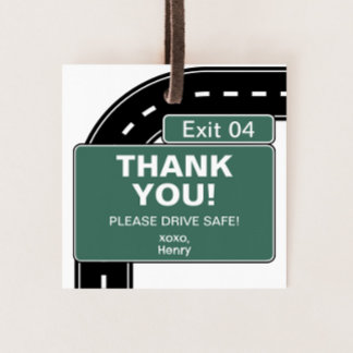 Interstate Birthday Favour Tag