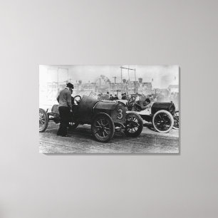 Interstate Fairgrounds Auto Speed Races Canvas Print