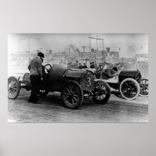 Interstate Fairgrounds Auto Speed Races Poster
