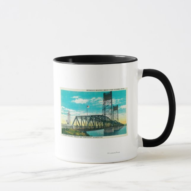 Interstate Highway Bridge over Columbia River Mug (Right)