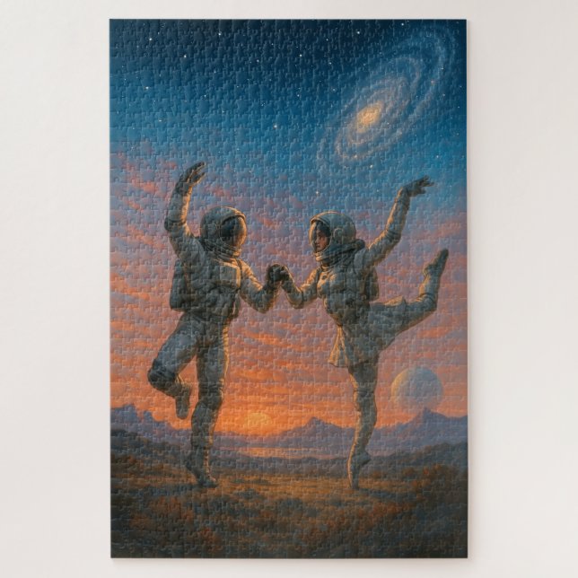 Interstellar Ballet on Alien Planet Jigsaw Puzzle (Vertical)