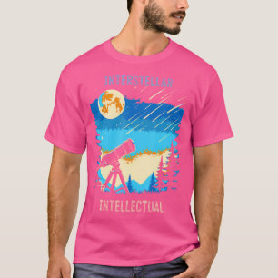Interstellar Intellectual Moon And Stars Astronomy T-Shirt