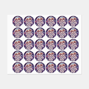 Interstellar Paws – Cute Space Dog in Adventure