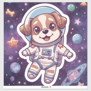 Interstellar Paws – Cute Space Dog in Adventure