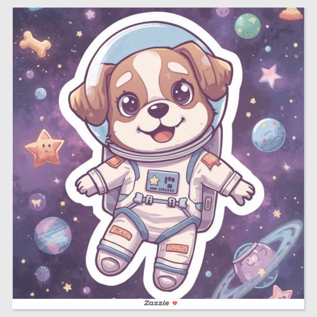 Interstellar Paws – Cute Space Dog in Adventure (Sheet)