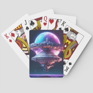 Interstellar spaceship playing cards