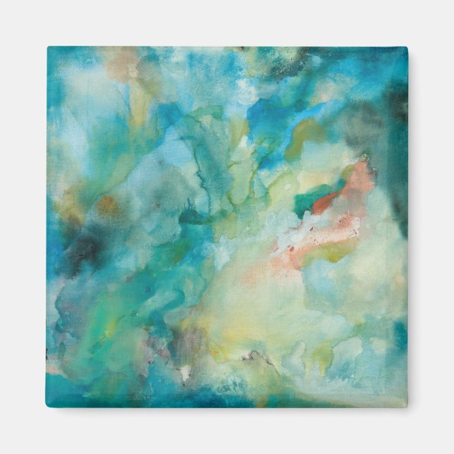 Interstellar | Teal Blue Sky Magnet (Front)