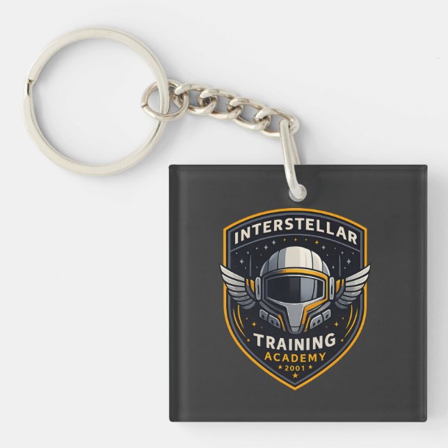 Interstellar Training Academy Emblem Keychain  (Front)