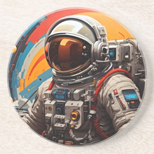 Interstellar Voyager Astronaut Coaster (Front)