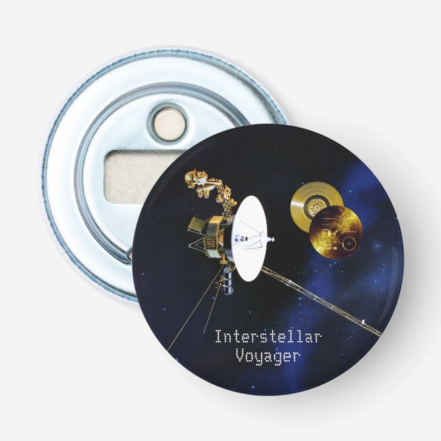 Interstellar Voyager Spacecraft Bottle Opener (Front)