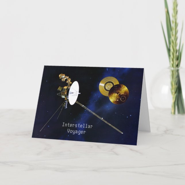Interstellar Voyager Spacecraft Card (Front)