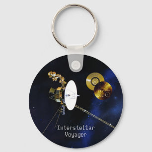 Interstellar Voyager Spacecraft Key Ring