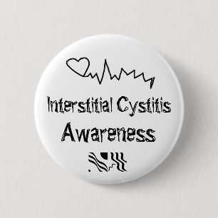Interstitial cystitis Awareness 6 Cm Round Badge