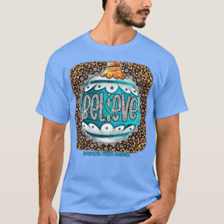 Interstitial Cystitis Awareness Believe Ornament L T-Shirt
