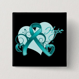 Interstitial Cystitis Hope 15 Cm Square Badge