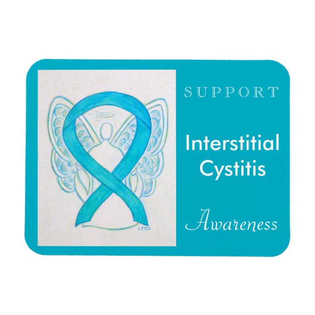 Interstitial Cystitis (IC) Awareness Angel Magnet (Horizontal)