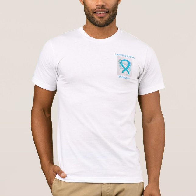 Interstitial Cystitis (IC) Awareness Ribbon Tee (Front)