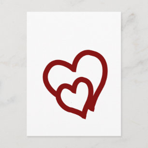 Intertwined Hearts Postcard