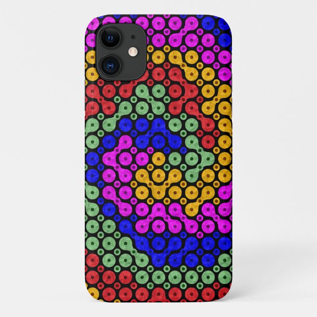 Intertwined Hues Abstract Case-Mate iPhone Case (Back)