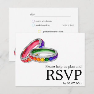 🌈Intertwined in Pride –with menu & QR code