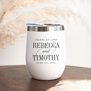 Intertwined Personalised Cheers to Love Wedding