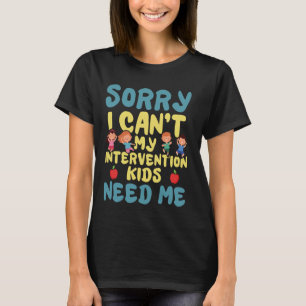 Intervention Teacher Appreciation Reading Speciali T-Shirt