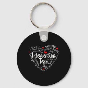 Intervention Teacher Specialist Squad Para Interve Key Ring