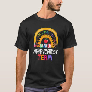 Intervention Teacher Specialist Squad Para Interve T-Shirt