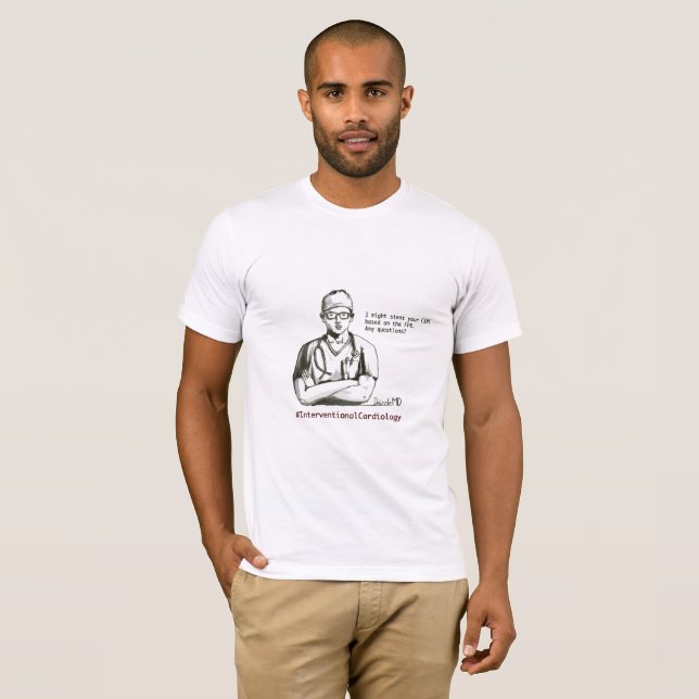 Interventional Cardiology T-shirt - Medical (Front Full)